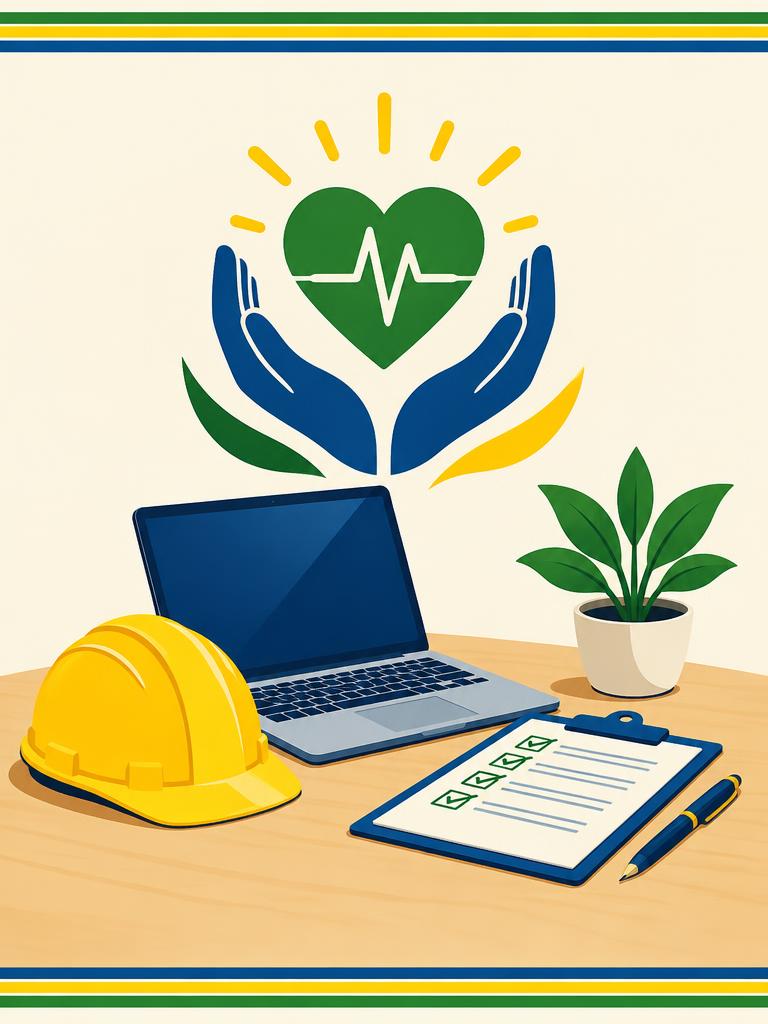 Capa ilustrada — Guia de boas práticas na atenção e prevenção ao uso de álcool e outras drogas no ambiente de trabalho